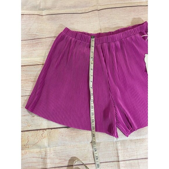 NWT Joie Women's Pink Ribbed Light Weight Sleep Shorts - XL - Picture 3 of 9